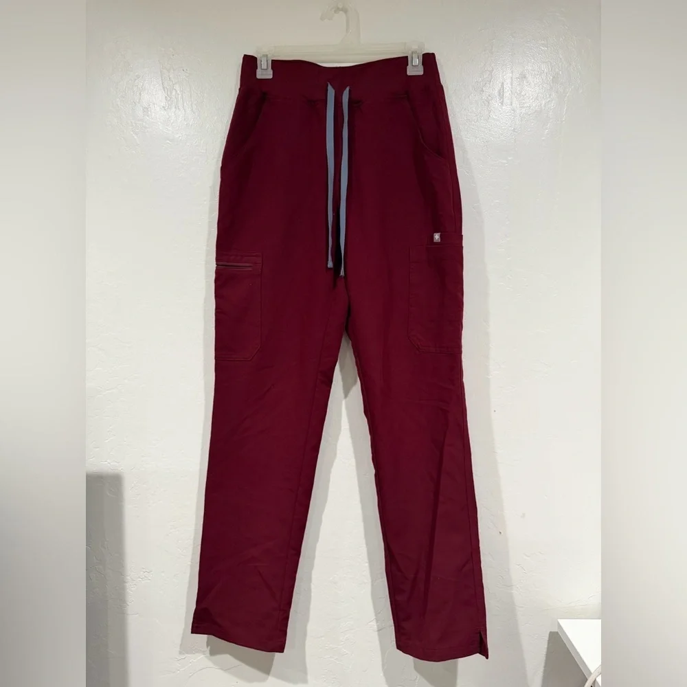 Figs Burgundy Pants size L